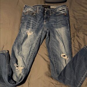 Aeropostale Distressed Denim Skinny Jeans
